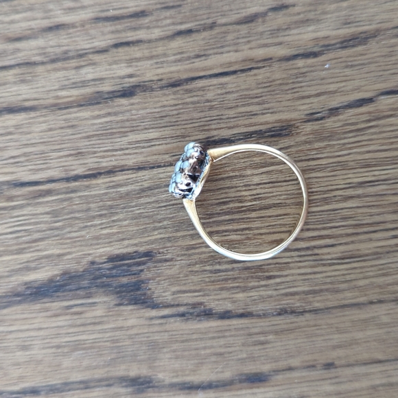 Antique vintage seeded pearl 14k gold ring - Picture 2 of 5